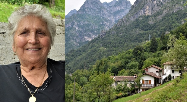 Alma Pellegrinuzzi, 91 anni, e il paesino di Selva