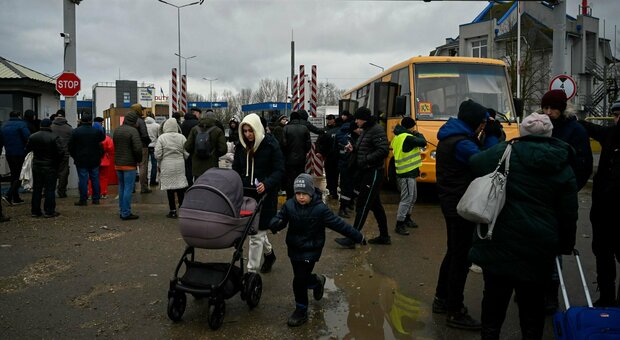 Profughi scappati dall'Ucraina