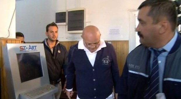 Raffaele Malintoppi al momento dell'arresto