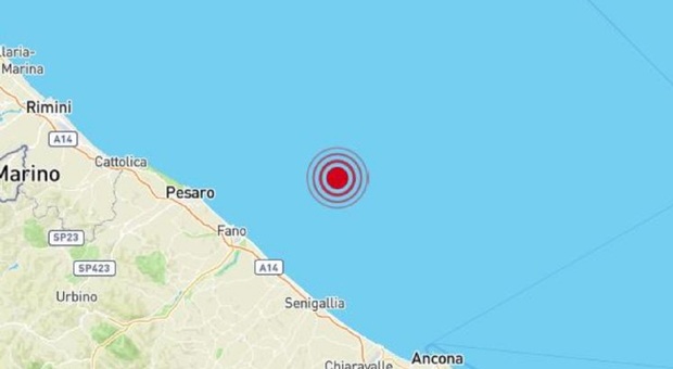 Terremoto a Pesaro di 3.1, scossa in mare avvertita anche a Fano, Senigallia e Ancona