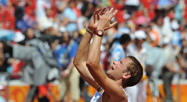 Il campione di marcia Alex Schwazer, squalificato per doping prima nel 2012, poi nel 2016