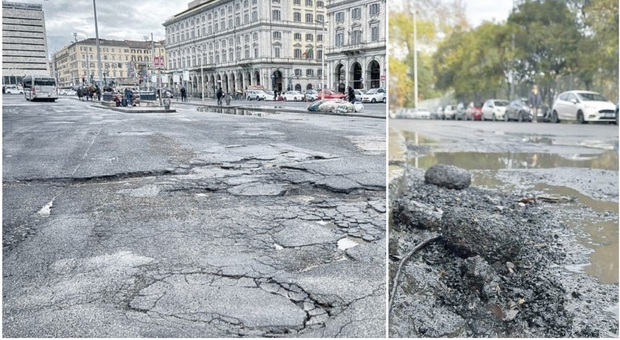 Roma, buche e rattoppi inutili: per gli incidenti stradali il Comune paga i danni