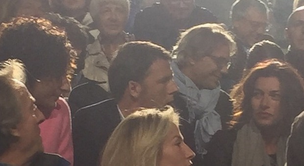 Morandi-Baglioni, tra il pubblico anche Renzi con la moglie Agnese