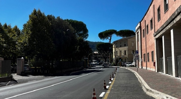 Porta Romana-via Salaria, nuova segnaletica orizzontale