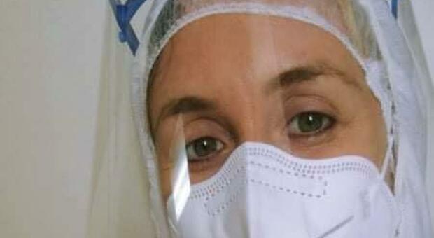 Giulia Scanzani, l'infermiera trasferita dalla casa di riposo all'ospedale di Torrette