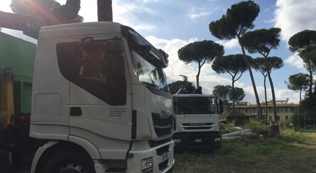 Roma, i furgoni del Servizio giardini usati come “taxi” per shopping e parenti