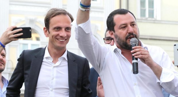 Massimiliano Fedriga e Matteo Salvini