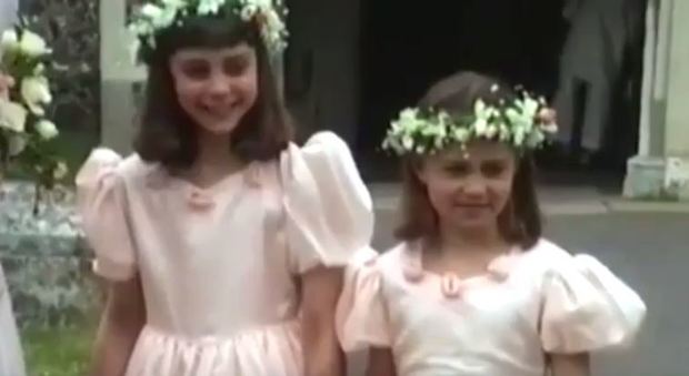Kate e Pippa Middleton inedite: salta fuori un video del 1991 in versione baby damigelle Guarda
