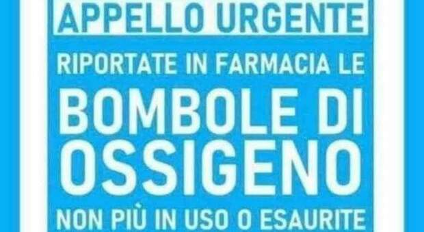 Coronavirus, l’inserzione choc nel Napoletano: «Vuoi la bombola d'ossigeno? 50 euro»