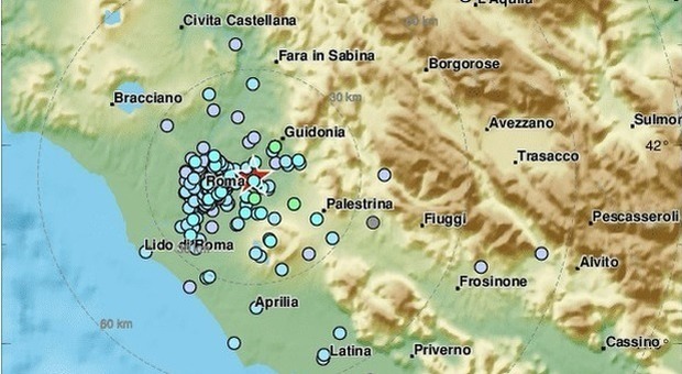 Terremoto a Roma, la zona dei Colli Albani ha una pericolosità sismica medio alta