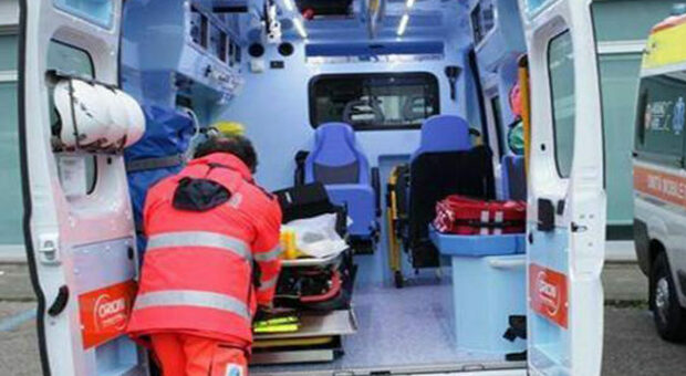 Una ambulanza arrivata in ospedale, foto tratta dal Web