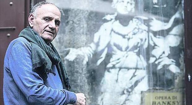 A Venezia spunta Banksy: «Ma io l'ho già visto a Napoli»