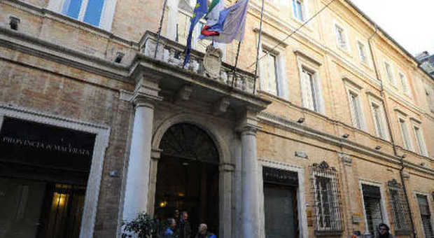 Il Palazzo della Provincia a Macerata
