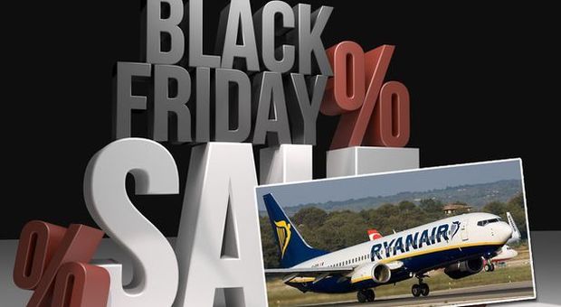 Il Black Friday di Ryanair: «Voli a meno di 10 euro dalla mezzanotte del 22»