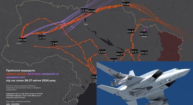 Missili dalla Bielorussia, così Putin intensifica gli attacchi all'Ucraina: la mappa delle traiettorie di volo