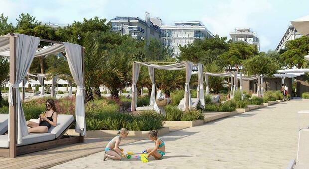 Jesolo arriva la "spiaggia del futuro". Aree di lusso, eleganti gazebo, campi da padel e beach volley: investimenti per 40 milioni