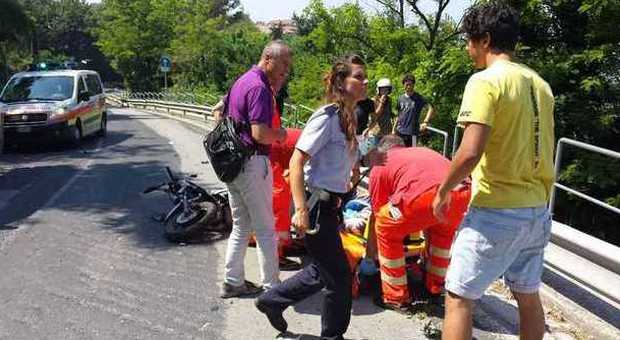 I soccorritori sul luogo dell'incidente