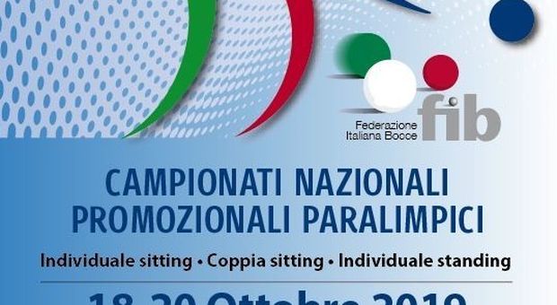 Bocce, campionati italiani paralimpici da venerdì 18 a Roma