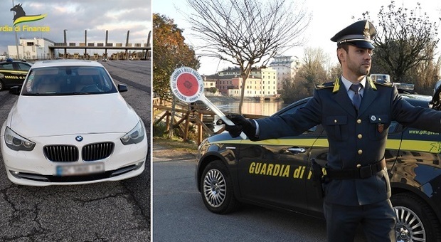 Auto di lusso di contrabbando in Italia sequestrate
