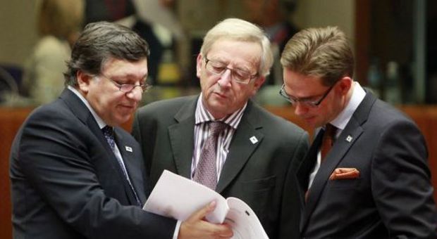 Jose Manuel Barroso, Jean Claude Juncker, Jyki Katainen