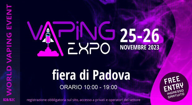 La presentazione di Vaping Expo Padova