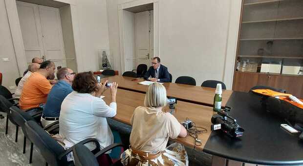 La conferenza stampa del sindaco De Maio