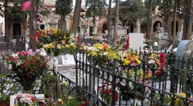 Razzia in cimitero: rubano i fiori freschi per rivenderli a nero