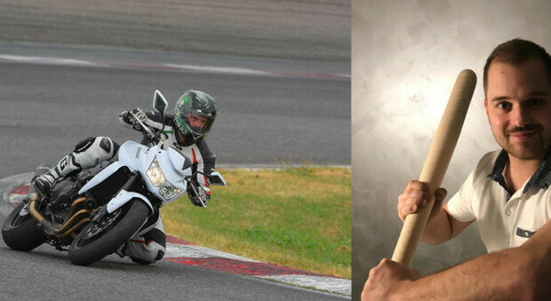 Alessio Ortolan, il motocilista morto. Nella foto da Facebook in sella alla sua Kawasaki