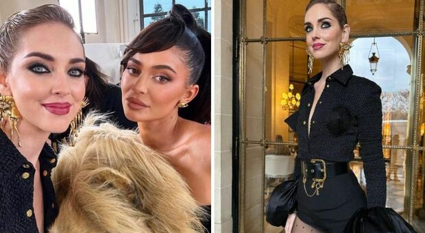 Chiara Ferragni sexy a Parigi per la settimana della moda: l'influencer posta anche il selfie con Kylie Jenner