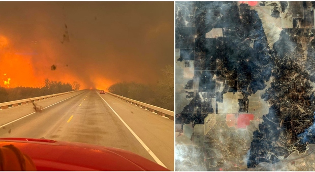 Incendio in Texas, il più grande della storia: divorati migliaia di chilometri, un morto. Fiamme alimentate da caldo anomalo
