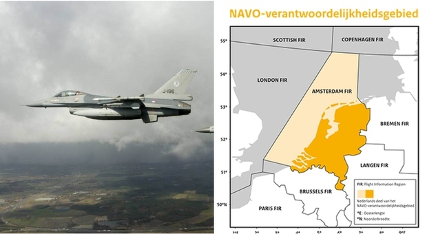 Bombardieri russi intercettati sopra la Danimarca, l'Olanda schiera gli F-16