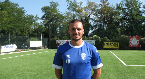 Matteo Federici, autore oggi del secondo gol della Valle del Tevere sul campo dell'Astrea