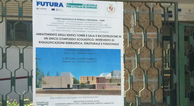 immagine Benevento, lavori alla scuola «Torre-Sala»: i bambini restano nonostante la ricostruzione