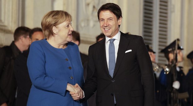 Conte incontra Angela Merkel a Roma, asse tra premier e cancelliera su migranti e Ue