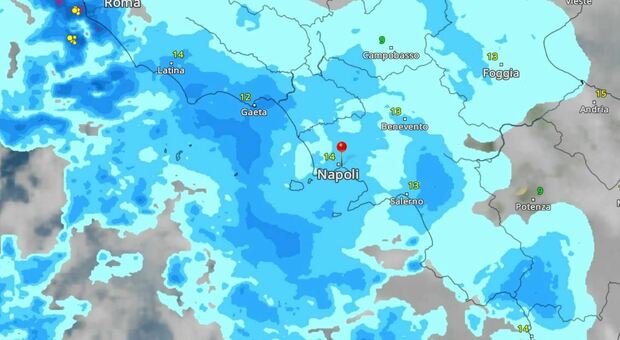 Temporale su Napoli, è allerta meteo in Campania: dove e quando colpirà. Le previsioni di oggi e domani