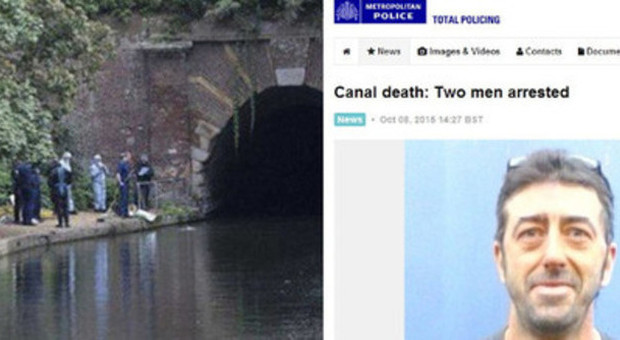 Londra, italiano trovato morto in un canale: due arresti