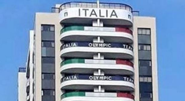 Casa Italia al villaggio olimpico