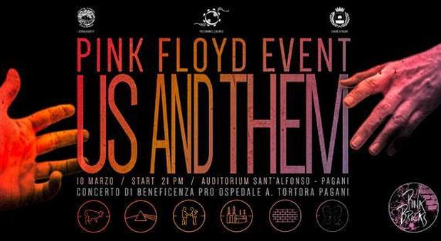 «Us and Them», concerto di beneficenza sulle note dei Pink Floyd