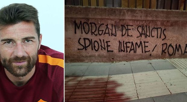 Roma, Morgan De Sanctis torna come team manager: insulti e minacce sui muri della città