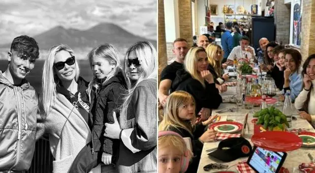 Ilary Blasi, Pasqua a Napoli con Bastian e figli. L'itinerario: dal murale di Maradona alla pizza di Concettina