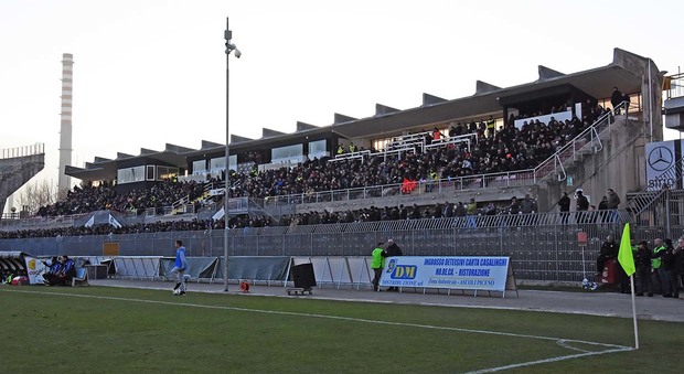 Lo stadio Del Duca di Ascoli