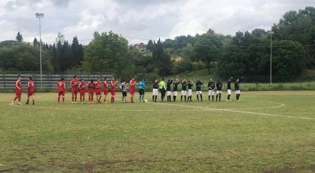 Borgo Quinzio e Atletico Sabina la scorsa stagione in Seconda categoria