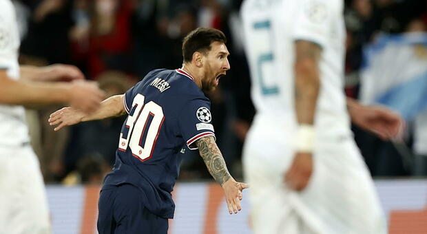 Messi, primo gol con il Psg proprio davanti al mentore Guardiola