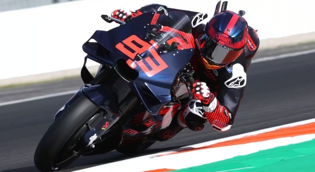 Marquez in sella alla Ducati