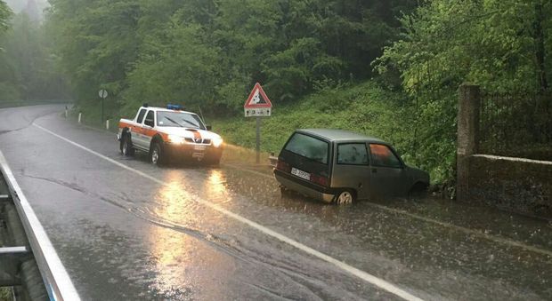 Un incidente oggi concausato dal maltempo in Friuli