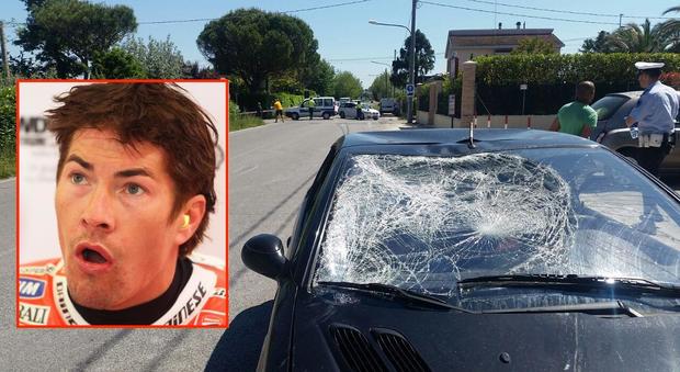 Nicky Hayden investito in bici da un'auto a Rimini, è grave