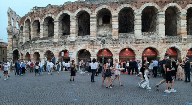 L'Arena di Verona sabato scorso