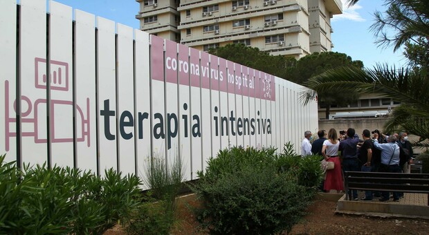 Il padiglione di Terapia intensiva realizzato durante la pandemia al servizio dell'ospedale "Moscati" di Taranto