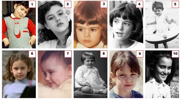 Dieci famose attrici italiane da bambine: le riconoscete tutte?