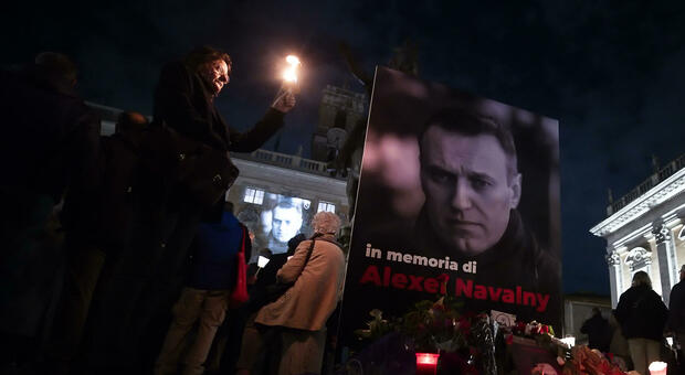 Benevento, omaggio a Navalny